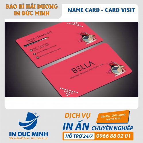 In card visit - In ấn Bao Bì Đức Minh - Công Ty Cổ Phần Đầu Tư Và Công Nghệ Đức Minh